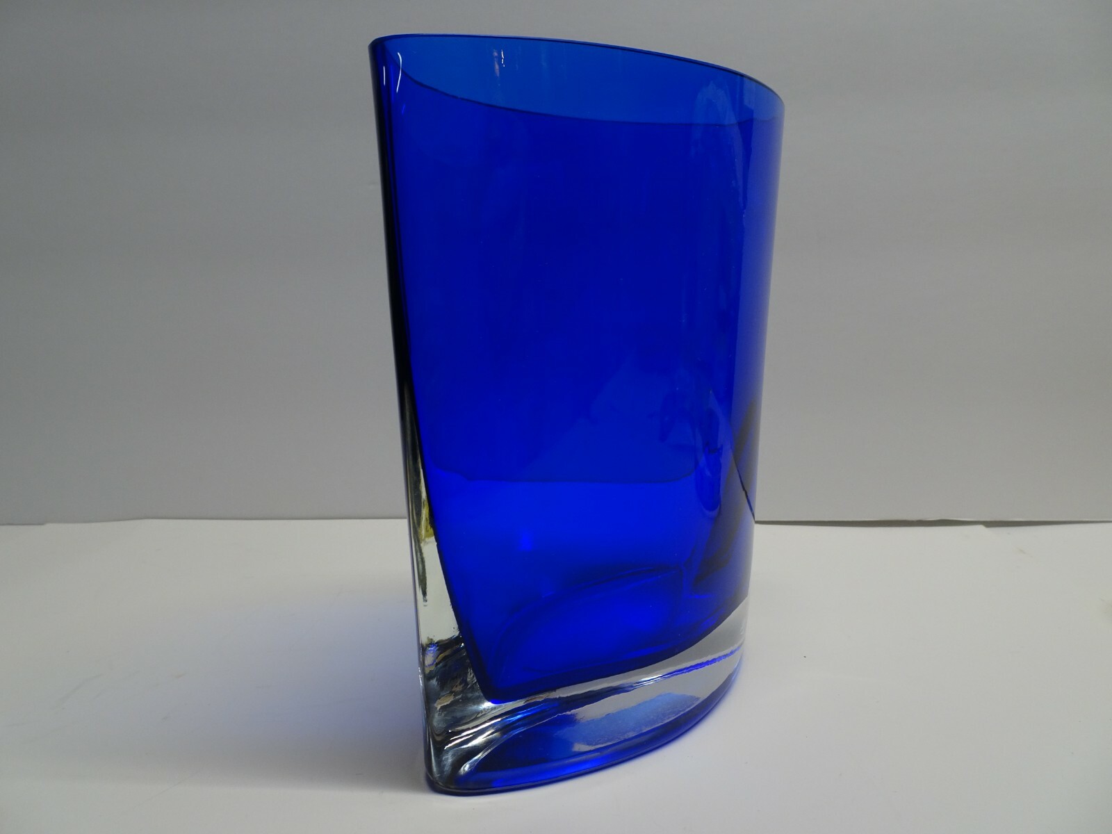 Laura Glass Works cobalt blue vase eBay