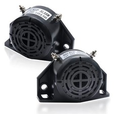 2PCS Backup Alarm 12V-24V 110 3DB,Waterproof Beeper Backup Alarm for Trucks,f...
