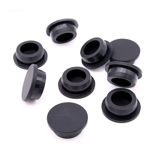 Blak Silicone Rubber Stopper Plug Blanking End Cap Tube Pipe Insert Bung 9-140mm - Picture 7 of 8