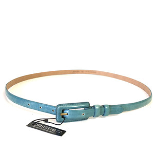 Lafayette 148  New York Orange Fabric Thin Belt Women\'s Small Lafayette 148 New York Belts for Women on Sale up to 90% Off  main image 3