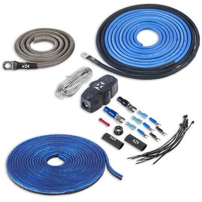 XAPK4 Full Spec 4 Gauge 100% OFC Amplifier Power Wiring Kit for 1500W Amplifiers
