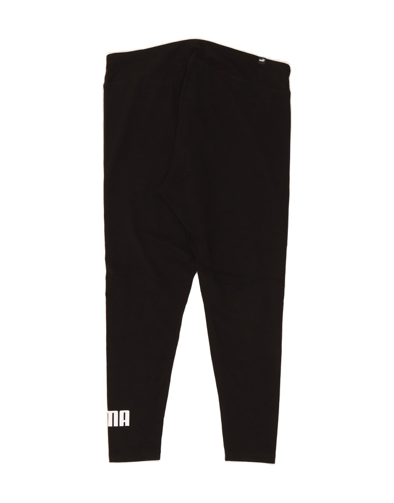 PUMA Womens Graphic Leggings UK 18 XL  Black DW05 image 2
