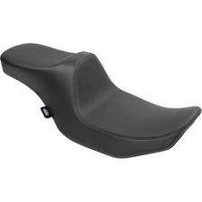 Drag Specialties 0801-1930 Predator III 2-Up Seat - Smooth - Vinyl Black