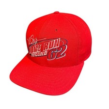 Vtg 1998 Mark Mcgwire 62 Home Run Record New Era Hat Snapback Made in USA