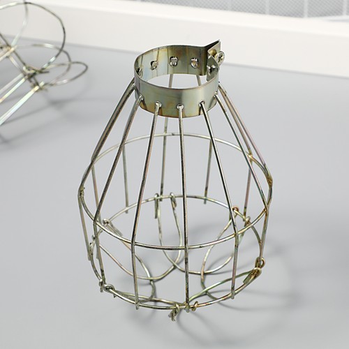 2 Count Light Bulb Covers Shades for Hanging Fixtures Guard Cage - Picture 6 of 11