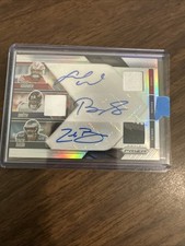 Fred Warner/Roquan Smith/zack Bain Triple Patch Auto /99