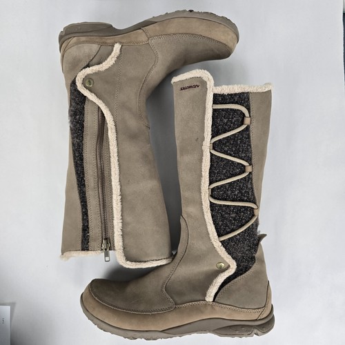 Solomon Emmy wasserdichte Wildlederstiefel Damengröße 9,5 braun - Bild 8 von 12