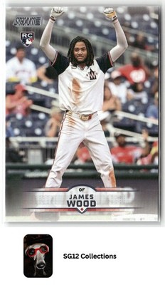 2025 Stadium Club #175 James Wood Rookie Washington Nationals