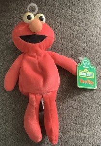 Sesame Street Elmo Bean Bag Plush Applause 1997 Jim Henson New With Tag