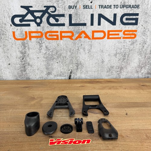 Light wear! Vision Metron 5D Integrated Handlebar accessory kit w/Sticker 147g - Picture 2 of 8