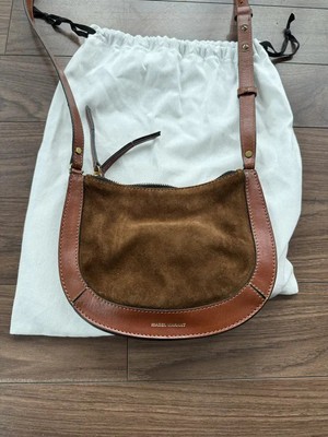 Isabelle Maran suede shoulder bag brown