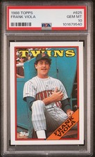 1988 TOPPS #625 FRANK VIOLA PSA 10