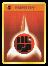 Fighting Energy Base Set LP Japanese Pokemon Card TCG