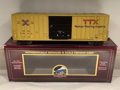 MTH PREMIER TTX 50  HIGH CUBE BOX CAR 20-93767! O SCALE FREIGHT HI