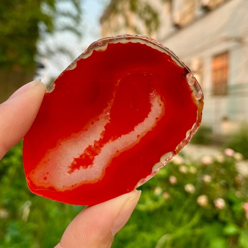 33G Natural agate Agate Geode Slab/Slice quartz crystal mineral specimen Reiki - 第 6/12 張圖片