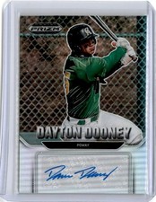 2022 Panini Prizm Draft #AU-DD Dayton Dooney Silver Prizm Auto