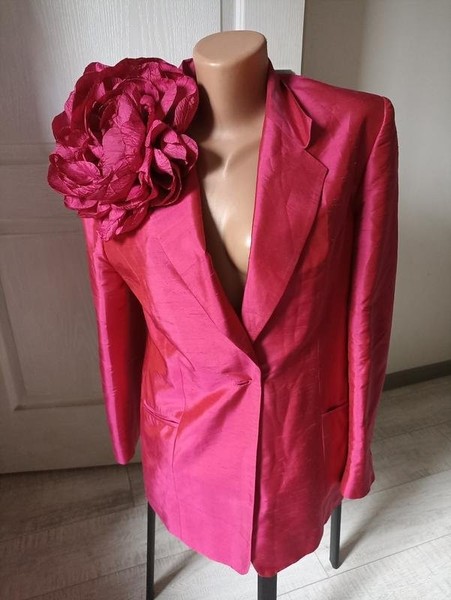 Women Alexander Wang Jacket Pink Silk 40
