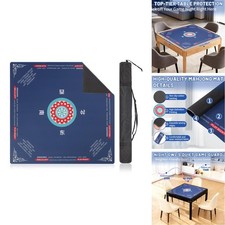 Linoows Mahjong Mat - 31.5" Non-Slip Noise Reduction Gaming Mat