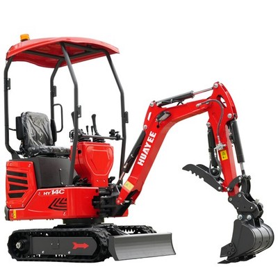 HUAYEE Free unloading/ship HY14C Mini Excavator 13.5hp 1.4Ton Gas B&S EPA Engine