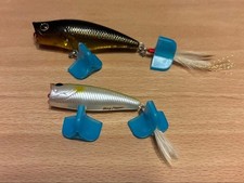 Evergreen Combat Popper & Bevy Popper Topwater Lures Set, Used, Fishing