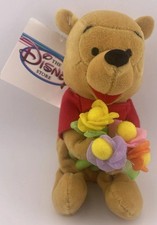 Vtg Disney Winnie The Pooh 1999 Mini Bean Bag Plush Nursery Baby Shower Gift New