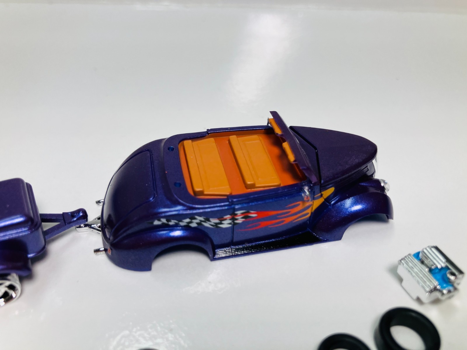 NU-RORA ~ " '32  FORD  Body kit & trailer " RARE ~ NEW~ for AFX  AURORA  TYCO #4