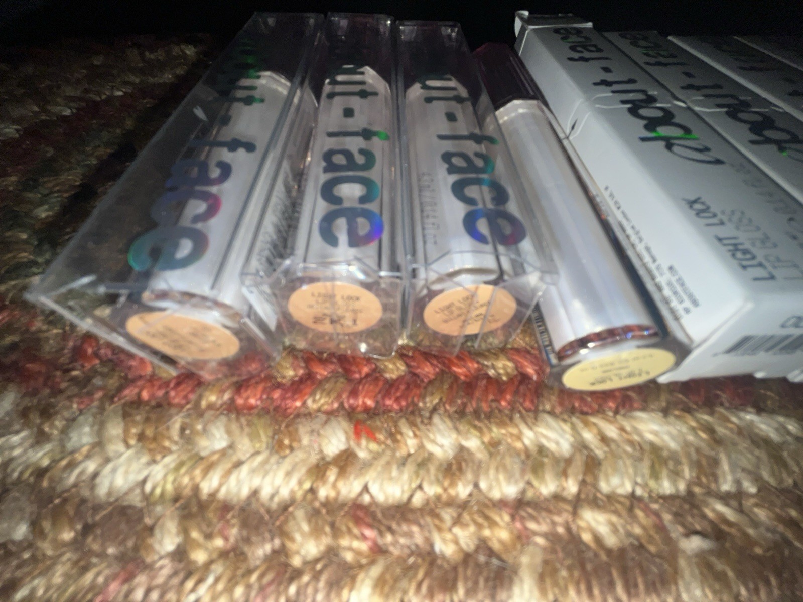 ABOUT FACE LIGHT LOCK LIP GLOSS ONE OF BUYER CHOICE VARIOUS SHADES NIB