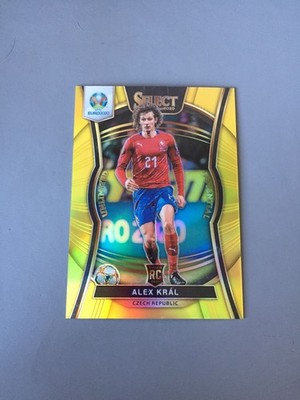 2020 Panini Select EURO Alex Kral Unlimited Potential Gold 2/10 RC