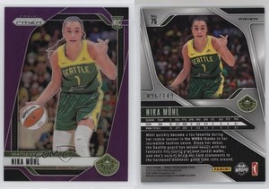 2024 Panini Prizm WNBA Purple Prizm /149 Nika Muhl #75 Rookie RC