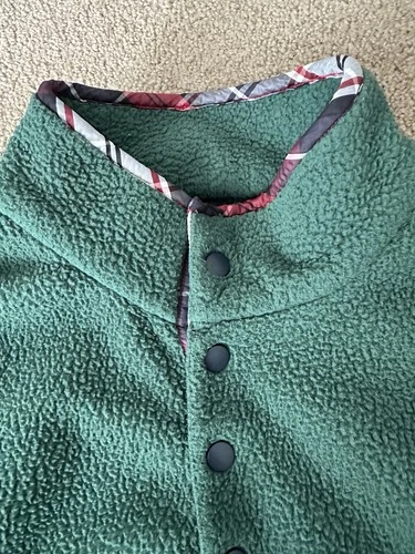 Southern Proper Green Pullover  With Plaid Accent XL image 3