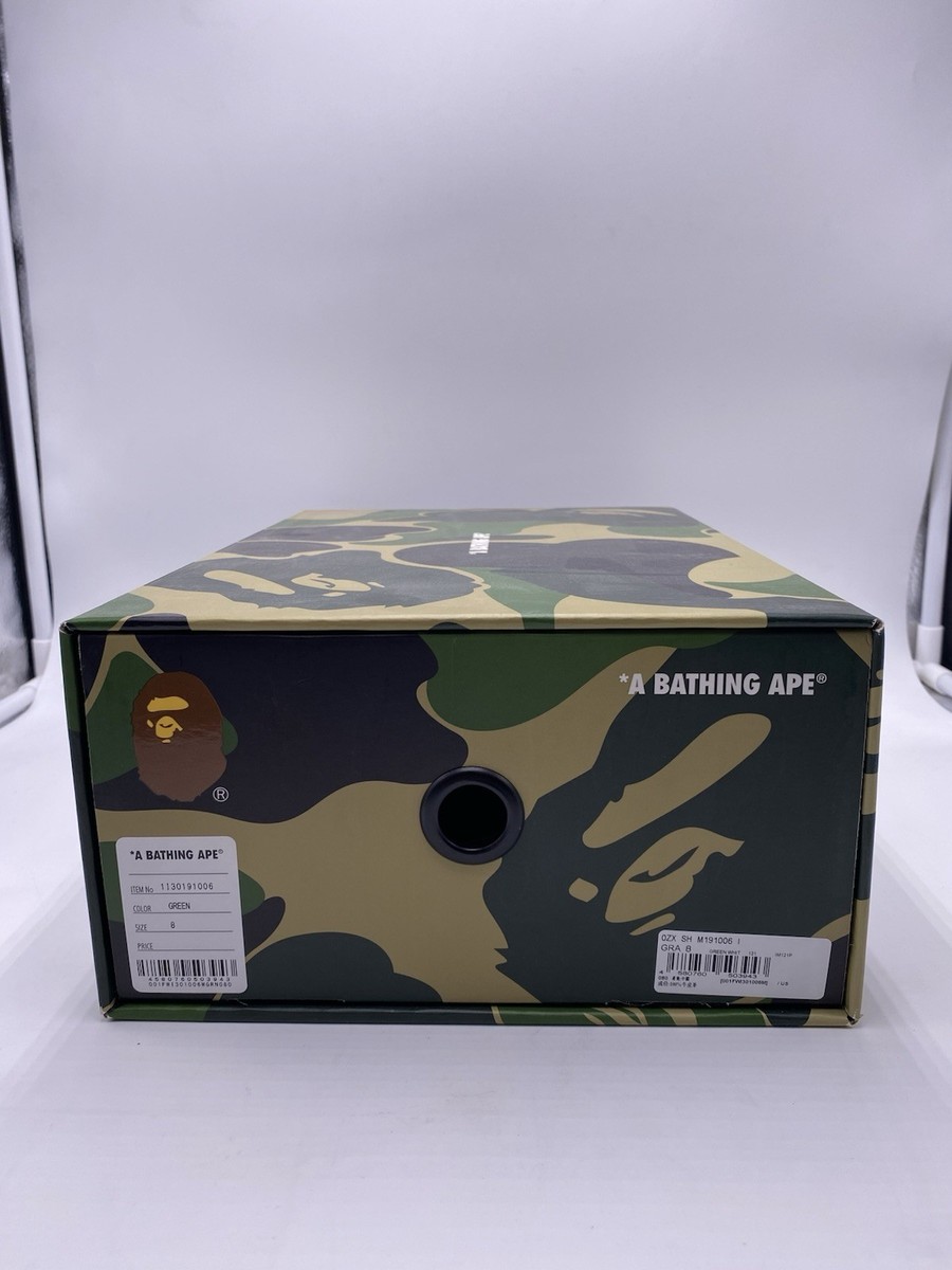 A Bathing Ape BAPE Sk8 Sta “ABC Camo Green” - Size 8 | BRAND NEW