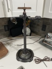 Tiffany Studios ? Signed Lamp Base, For Leaded Stained Glass Shade