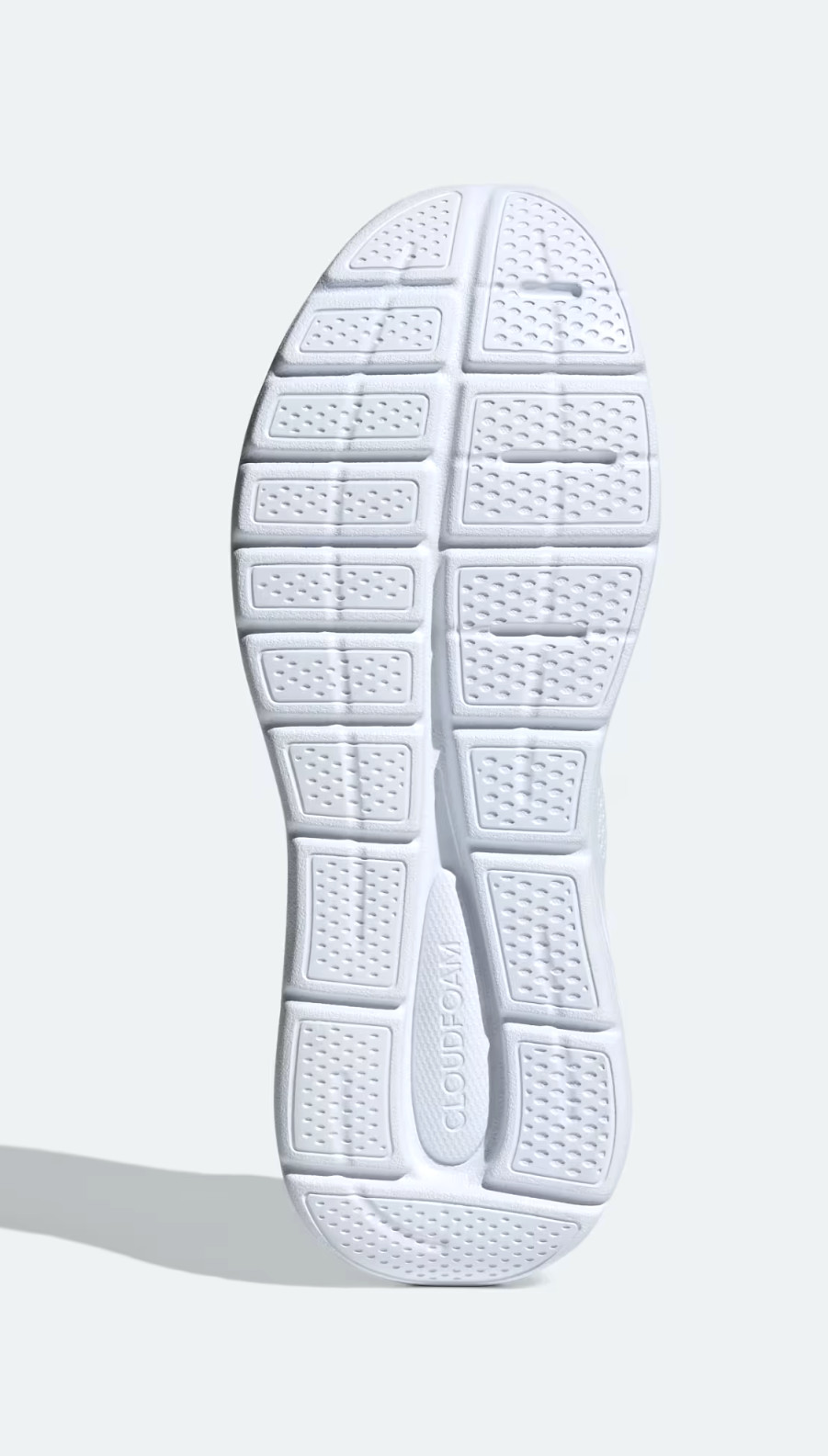 MENS ADIDAS CLOUDFOAM COMFY EL ELASTIC WHITE CASUAL SNEAKERS ATHLETIC SHOES