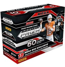 NFL Panini 2025 Prizm Draft Picks Football Trading Card MEGA Box [6 Packs]