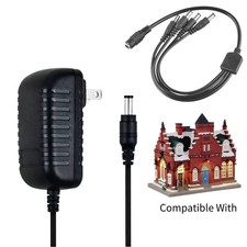 4.5V AC Adapter for Lemax 04224 14330 24486 Christmas Village Spooky Town