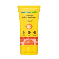 Mamaearth Sunscreen SPF 50 PA++++ 50g No White Cast Non-Greasy Quick Absorbing A