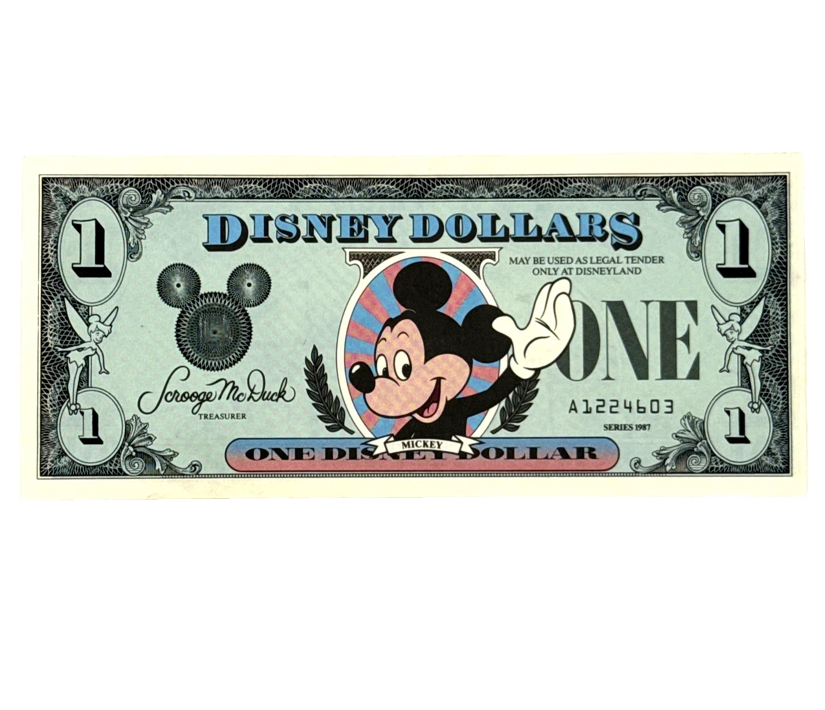 Disney Dollars 1987 for sale | eBay