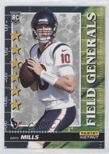 2021 Panini Instant NFL Field Generals /2088 Davis Mills #FG13 Rookie RC 0x1