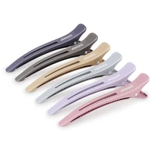 6Pcs Professional Hair Clips for Styling Sectioning, Anti-Slip No-Trace Duck Bil