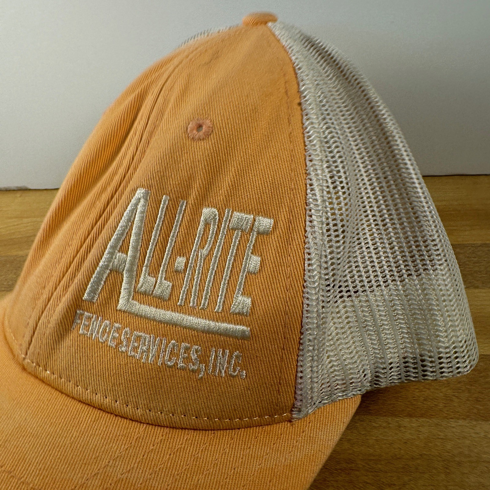 Orange All Rite Fenoe Services Hat Adjustable Adu… - image 4