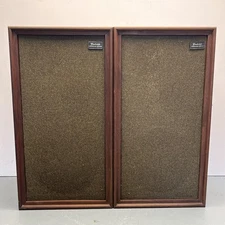 Vintage Pair of Wharfedale W40 Audiophile Speakers for Records HIFI Working
