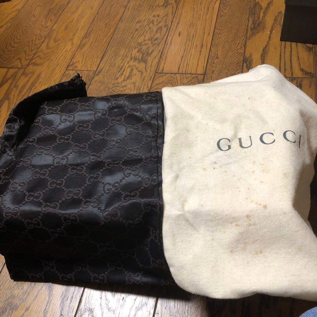 GUCCI Men's Dress Shoes Loafers Leather Black UK9.5/US10 112986c thumbnail 13