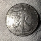 1945 Walking Liberty Half Dollar – 90% Silver – Iconic WWII-Era – Circulated