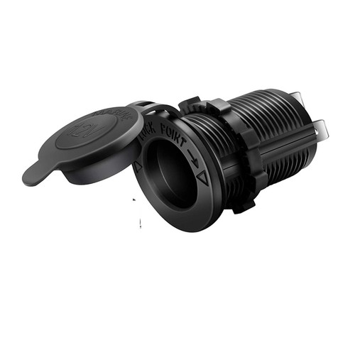 Female Cigeratte Socket Round Panel Mount - Picture 2 of 3