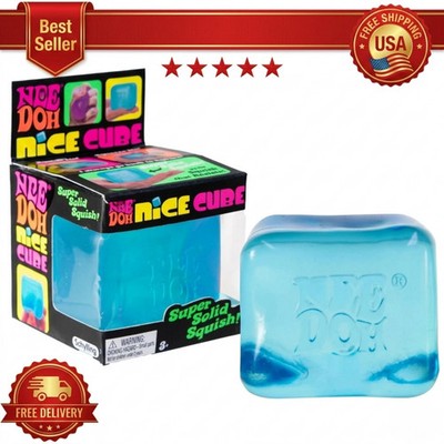 Schylling NeeDoh Nice Cube Sensory Stress Fidget Toy Super Solid Squishy