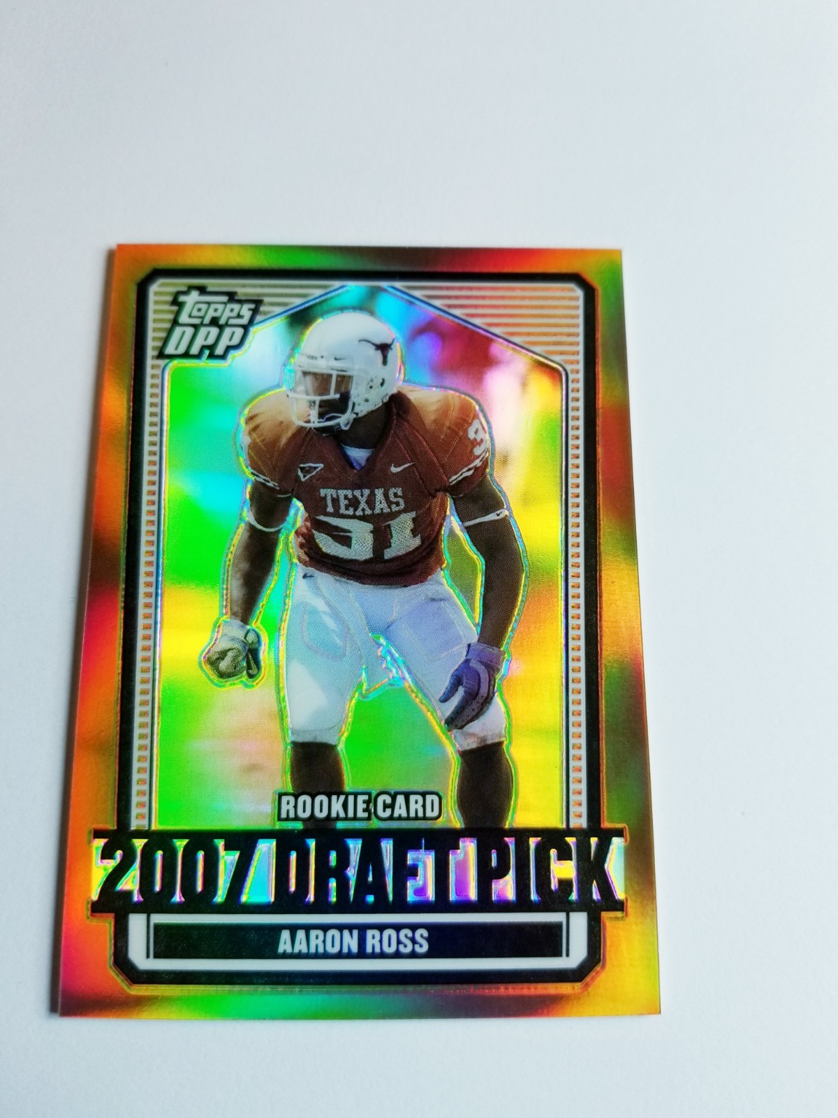 Aaron Ross Topps Draft Picks & Prospects #150 Chrome Bronze Refractor