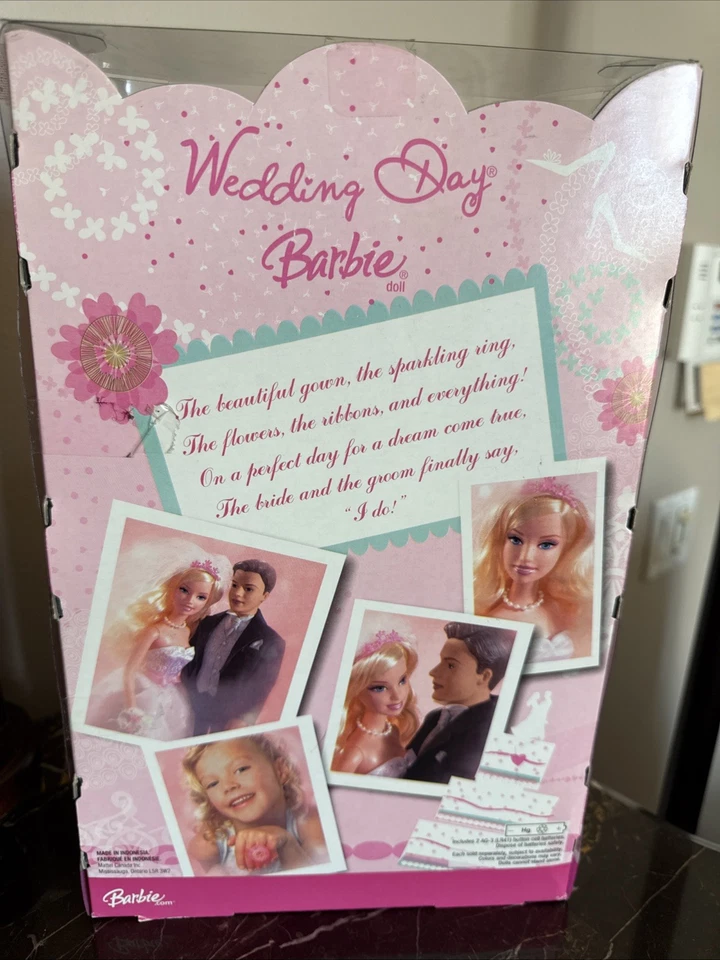 BONECA BARBIE 2007 - Barbie do dia do casamento - Novo na caixa - Novo na caixa - M2778 - Mattel - Imagem 4 de 4