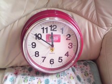 Ferrari Quartz Wall Clock Redworking.