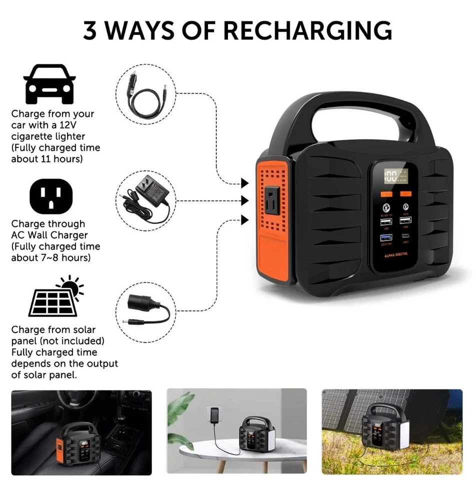 Central eléctrica de respaldo portátil Foto 4 de 4