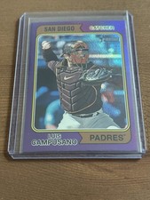 2023 Topps Heritage High Number - Luis Campusano #608 Chrome Purple Refractor